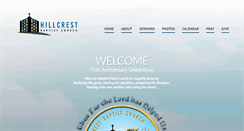 Desktop Screenshot of hillcrestbaptist.net