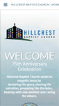 Mobile Screenshot of hillcrestbaptist.net